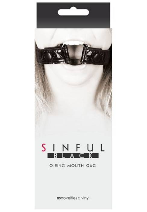 Sinful O-Ring Mouth Gag Black