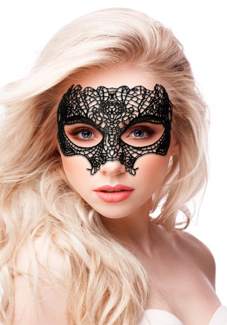 Huvudbild Princess black lace mask