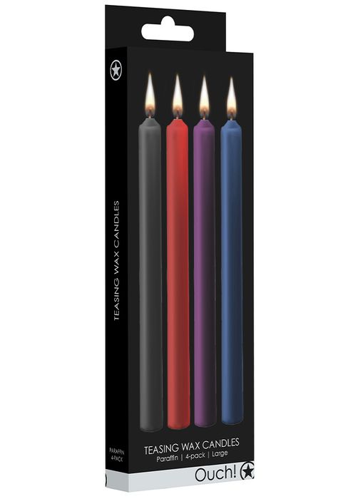 BDSM Vaxljus Mix Large 4-pack