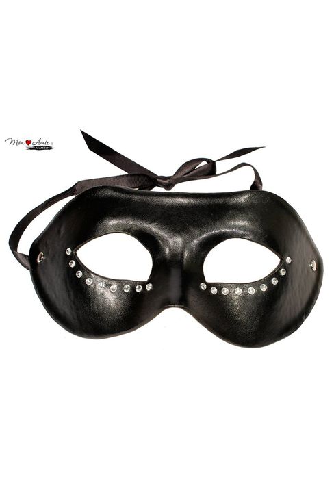 Mon Amie Diamond Leather Mask