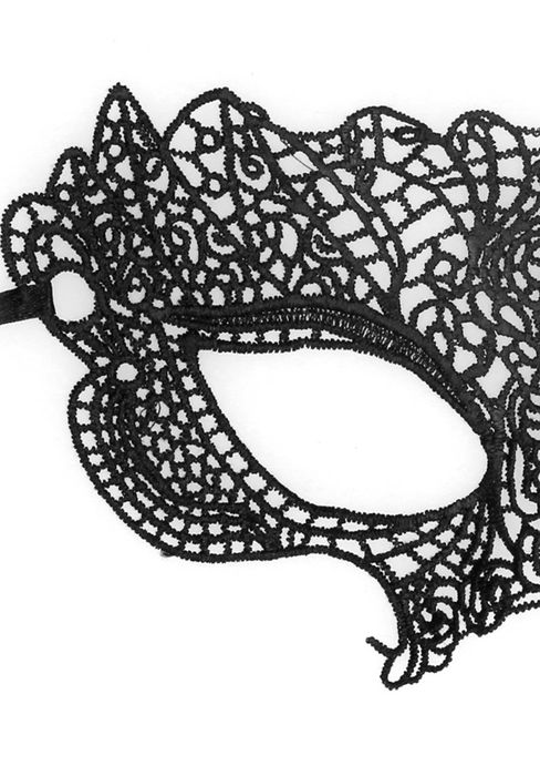 Princess black lace mask