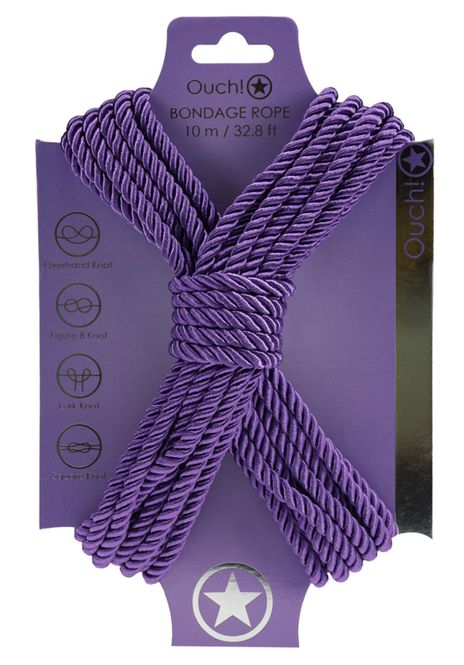 Huvudbild Ouch! Bondage Rope 10 m - Purple